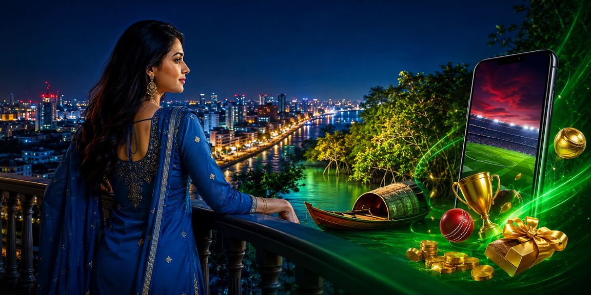 সুন্দরবন এলাকায় স্পোর্টস বেটিং উপভোগের দৃশ্য